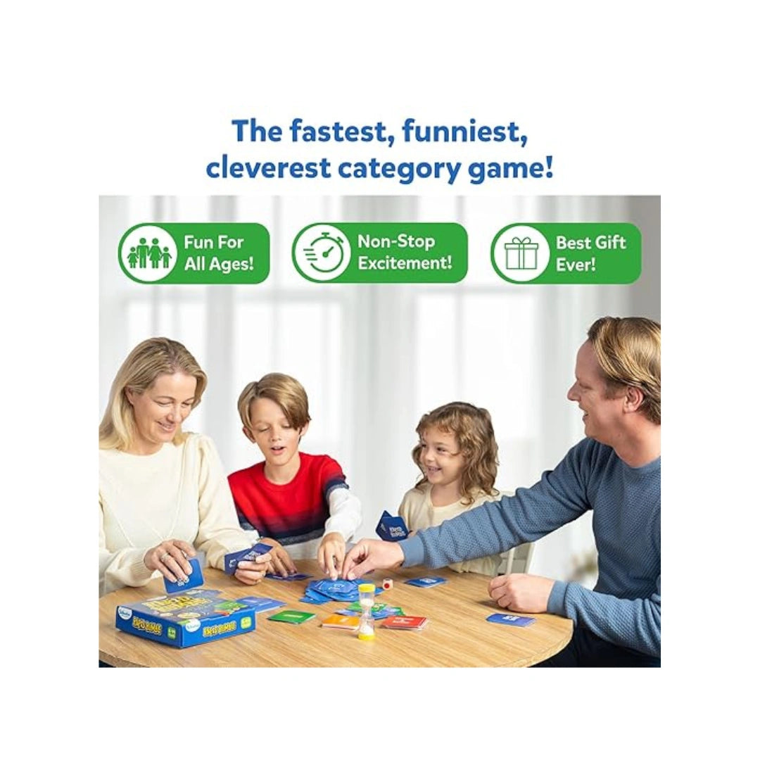 Skillmatics Rapid Rumble Fast Paced Board Game for Kids,Teens & Adults,Educational Toy,Quick-Thinking Card Game (6 Years+)