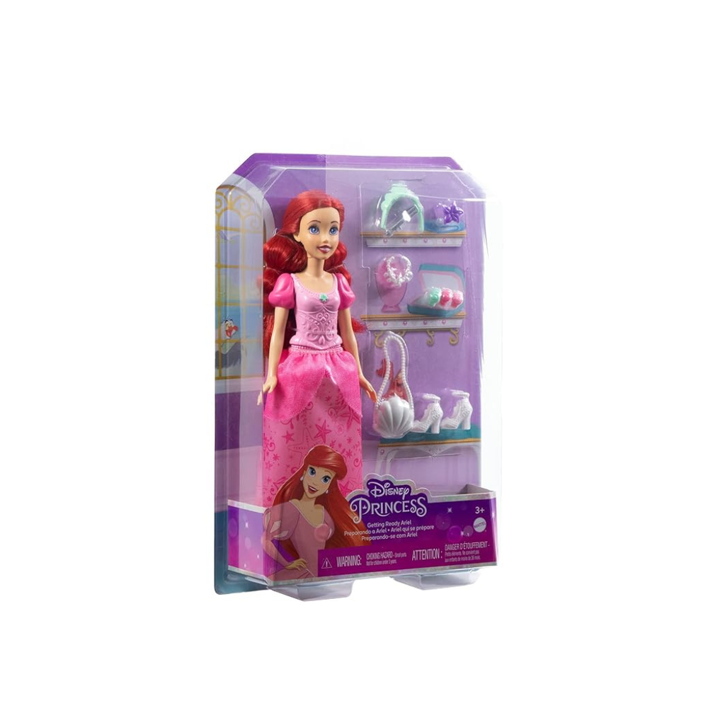 Disney Princess Ariel Fashion Doll with Accessories (3+ Years)