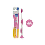 Pigeon Kids Toothbrush with free Tooothpaste, Soft Rounded Bristles Baby & Kids Toothbrush with Easy-Grip Handle, BPA-Free Child-Safe Material, Gentle Oral Care Toothbrush for Toddlers & Growing Kids (2 Years+)