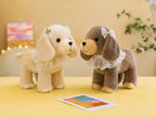 Rolex Elegant Puppy Plush Toy – Soft Stuffed Dog Doll with Lace Collar (Colour as per Availability) | Ages 3+
