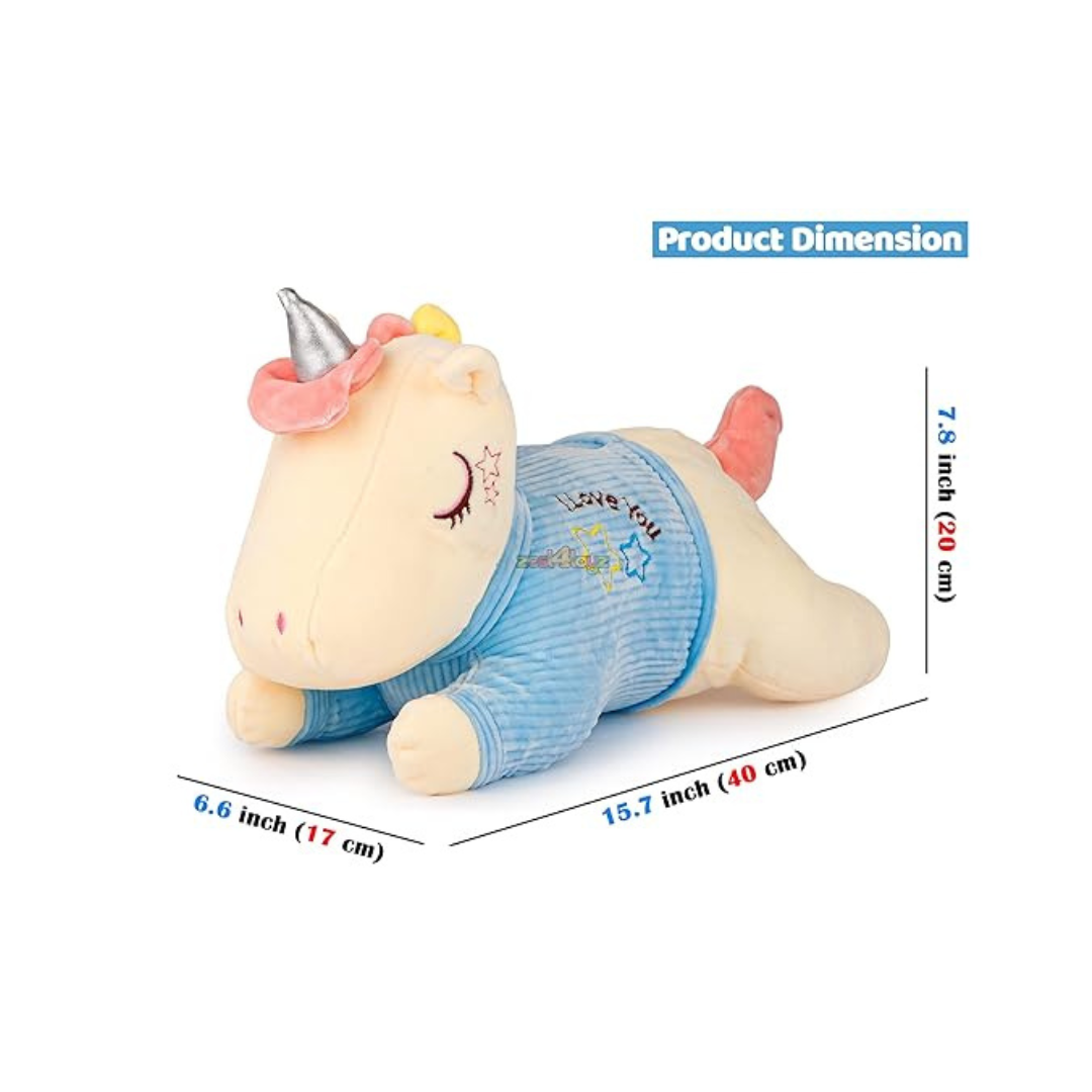 Sleeping Jacket Unicorn Plush Toy | Cute Unicorn Soft Toy for Kids