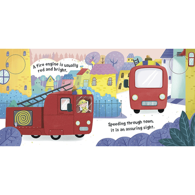 Om Books International Books Om Books Sound Book Fire Engine (Board Book For Children) (1-3 Years)