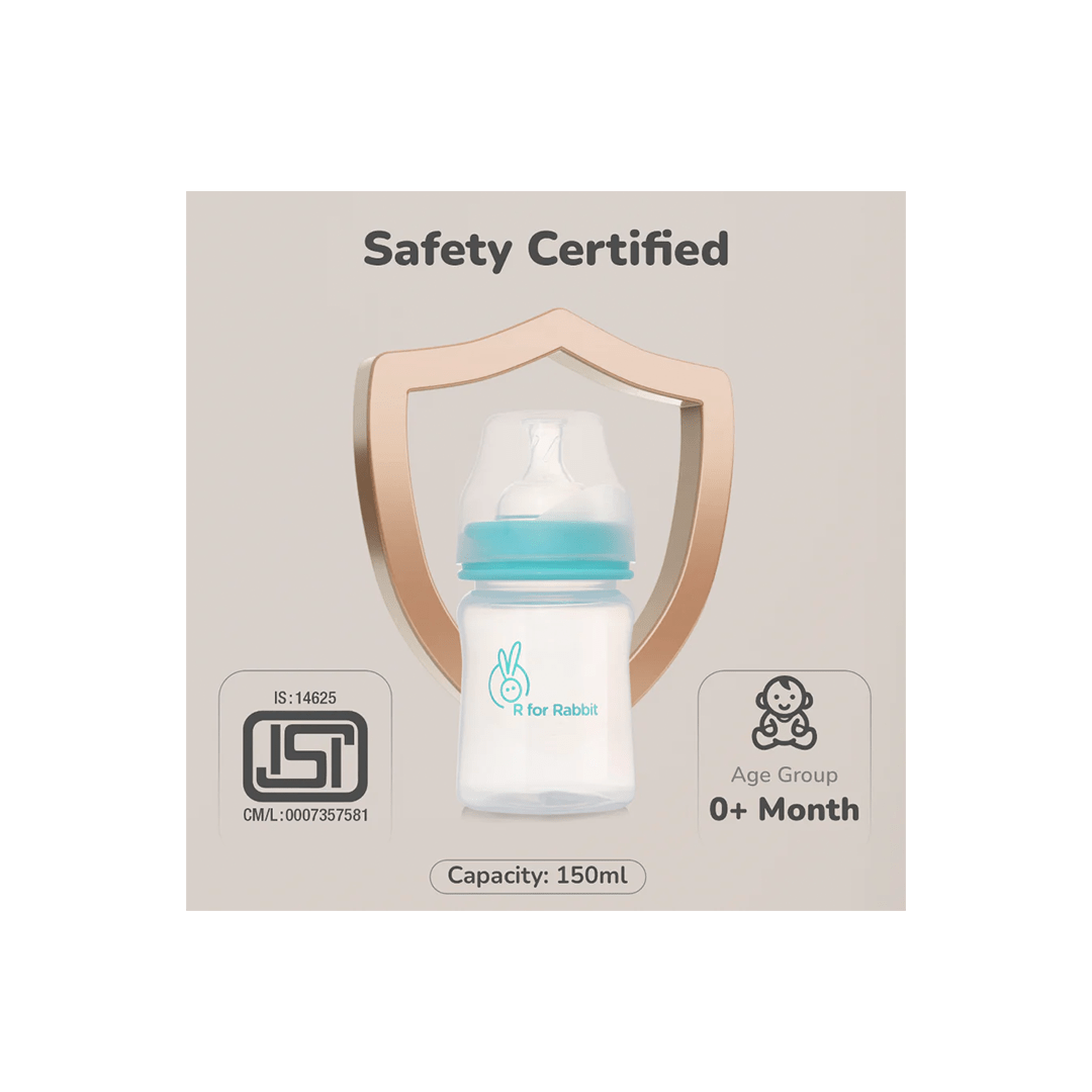 R for Rabbit Feeding Products R for Rabbit First feed 250 ml PP Feeding Bottle (1 Months+)