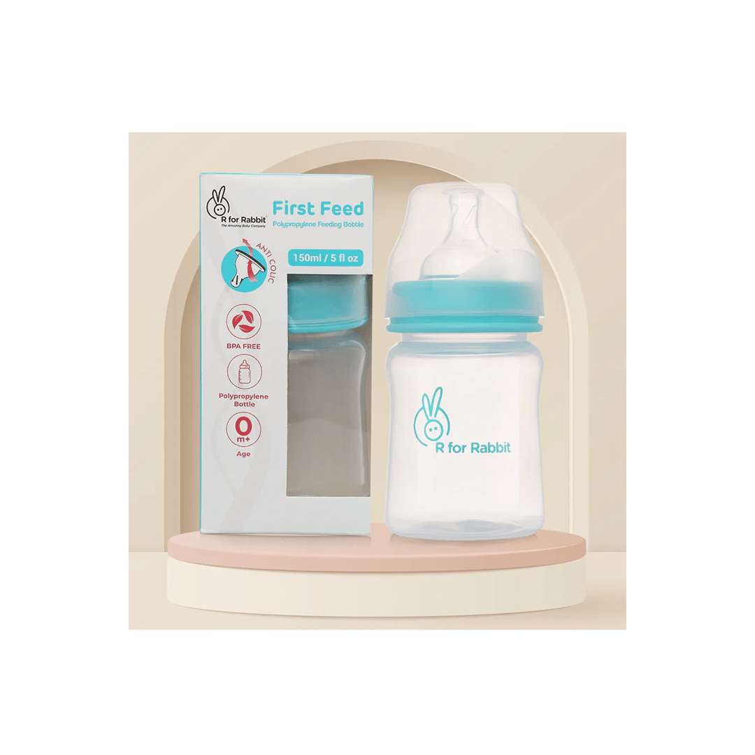 R for Rabbit Feeding Products R for Rabbit First feed 150 ml PP Feeding Bottle (1 Months+)
