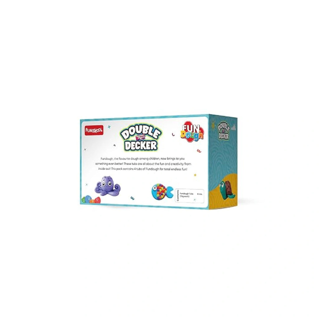 Colourful dough play set