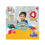 Colourful dough play set