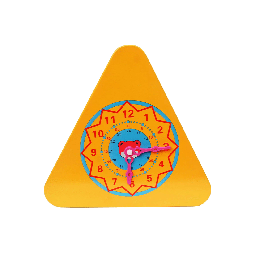 GD Toys Toys GD Toys 5 in 1 Wooden Activity Centre Triangle Alphabet Learning Toy for Toddlers ,ABC Flip Board with Letters, Numbers & Animals, Montessori Sensory Toy For Kids(1 Year+)