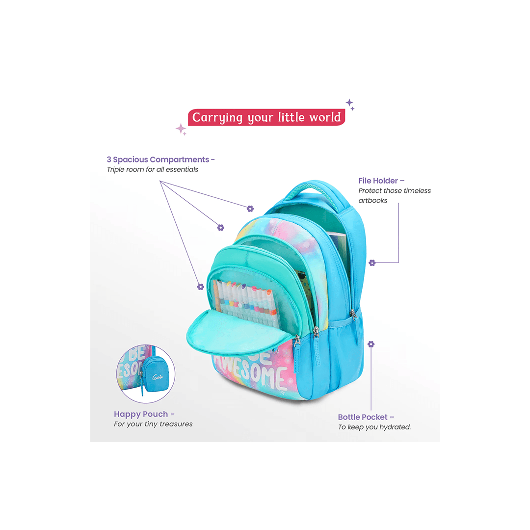 Genie Toys Genie Awesome Small Backpack for Kids (4-7 Years)