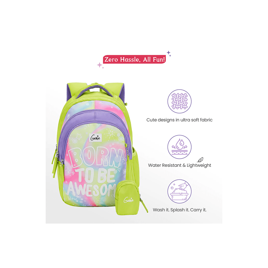 Genie Toys Genie Awesome Small Backpack for Kids (4-7 Years)