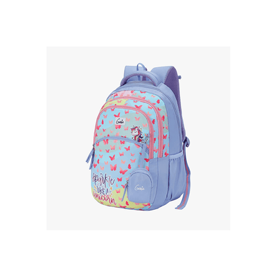 Genie Toys Lavender Genie Pixie 27L Lavender School Backpack For Kids