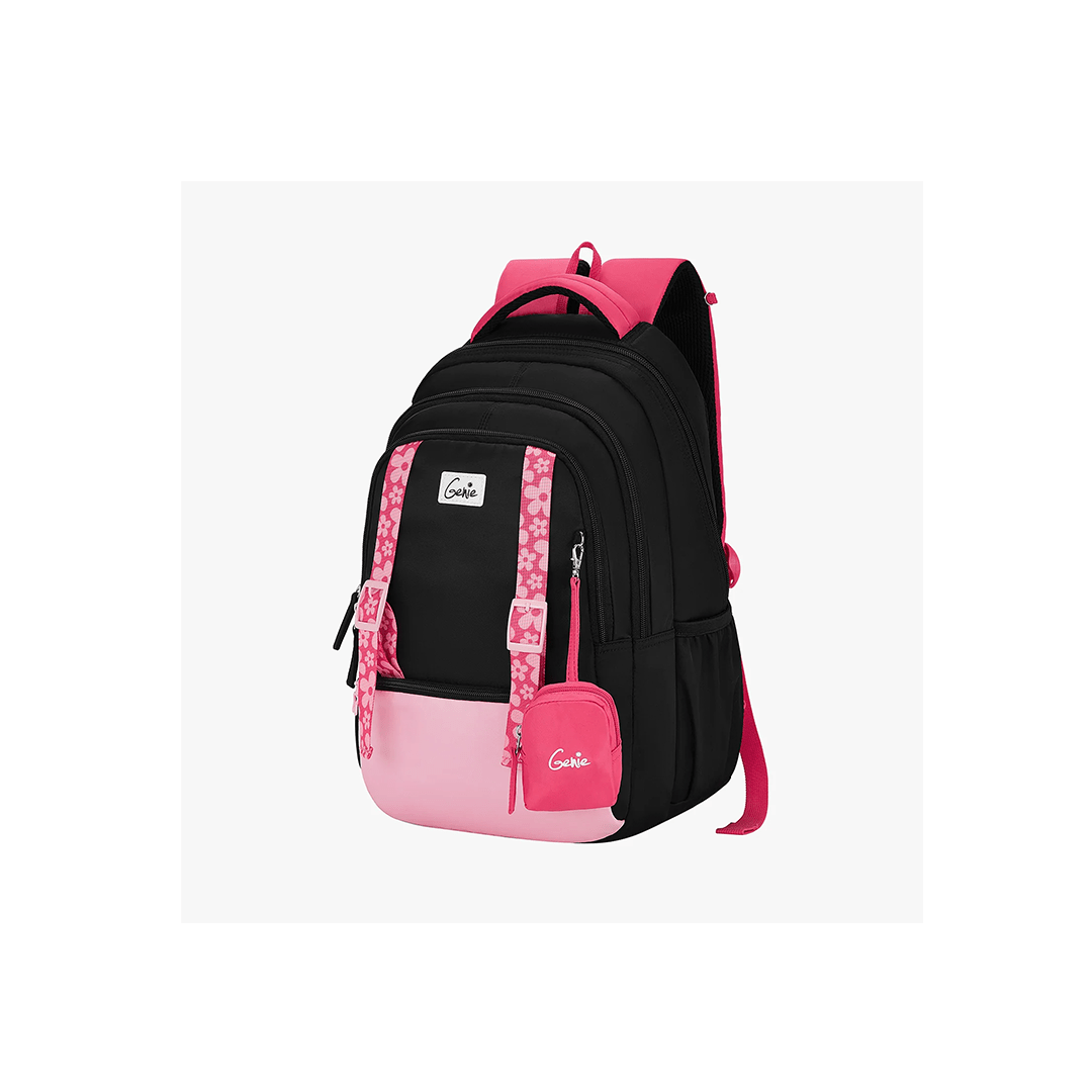 Genie Toys Black Genie Gemini 27L School Backpack For Kids