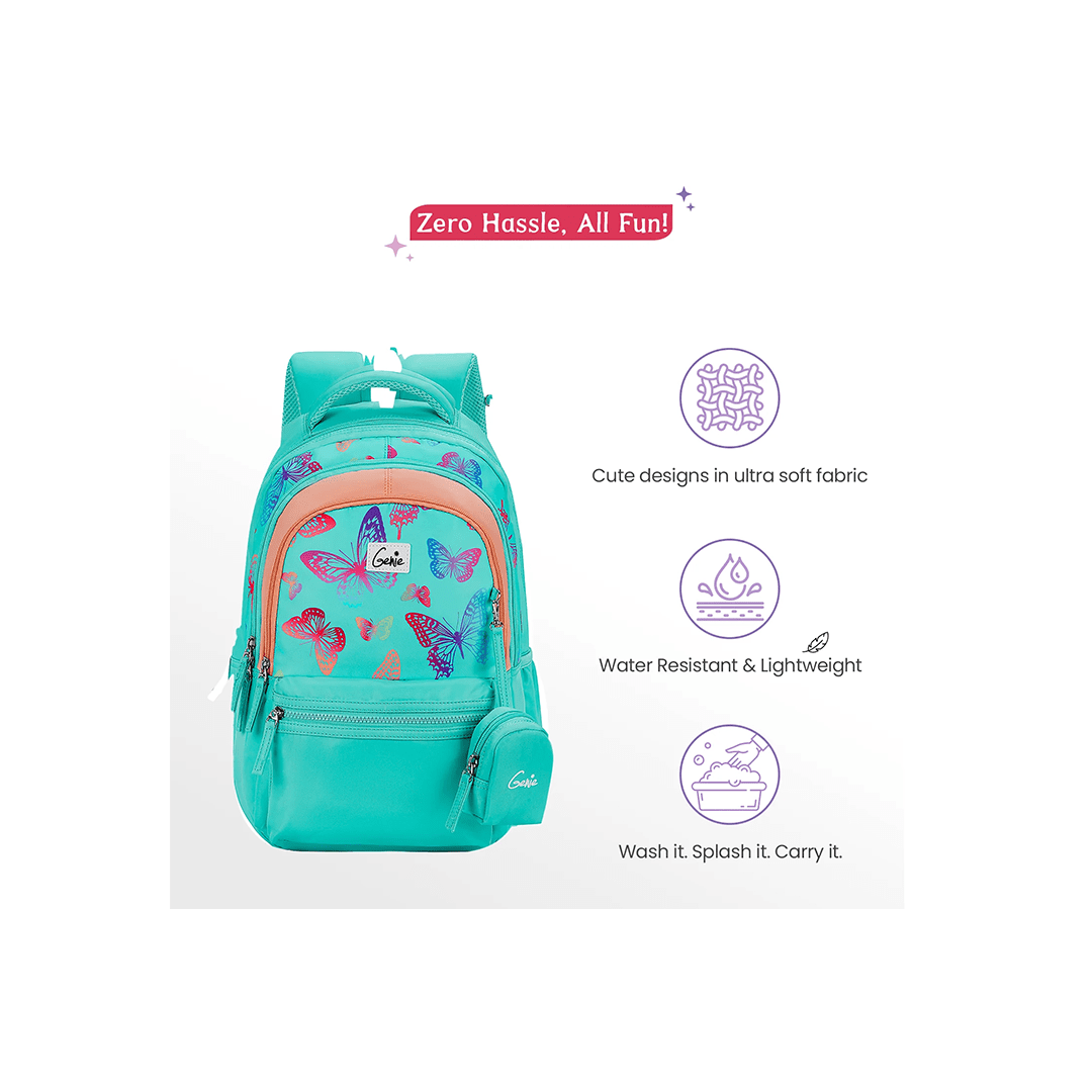 Genie toys Genie Nectar 27L School Backpack For Kids