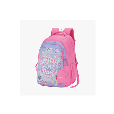 Genie Toys Pink Genie Magic 36L School Backpack For Kids