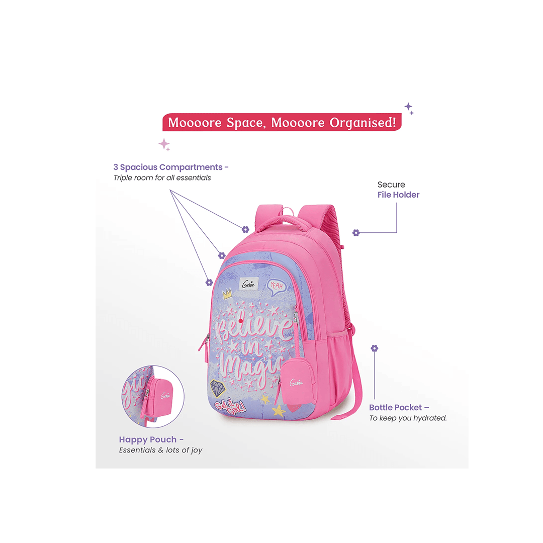 Genie Toys Genie Magic 36L School Backpack For Kids