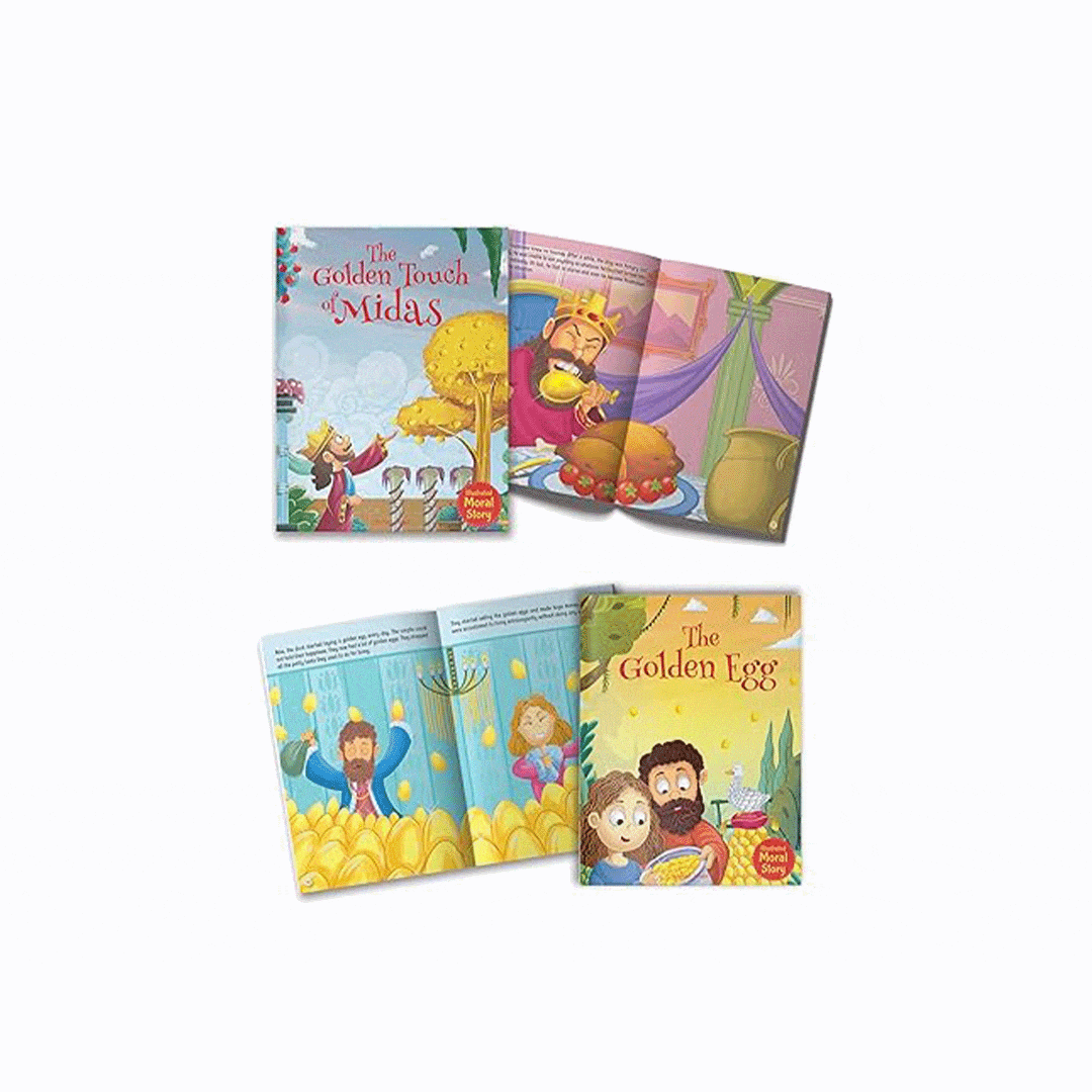 Magic Lamps Books Illustrated Moral Stories (Collection of 10 Books)