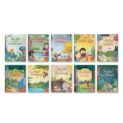 Magic Lamps Books Illustrated Moral Stories (Collection of 10 Books)