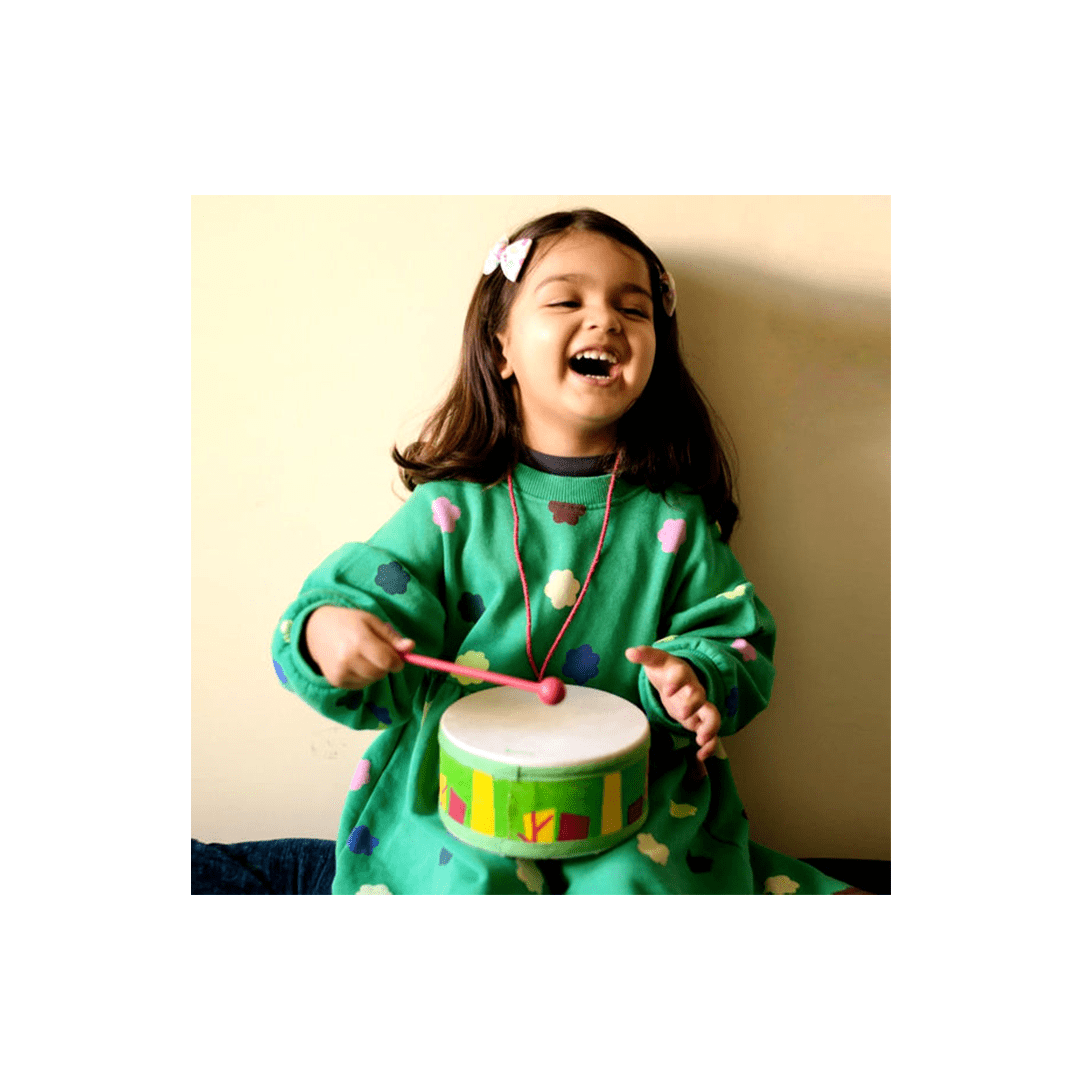 Shumee Toys Shumee Wooden Jungle Drum - Musical Toy (1 Years+)