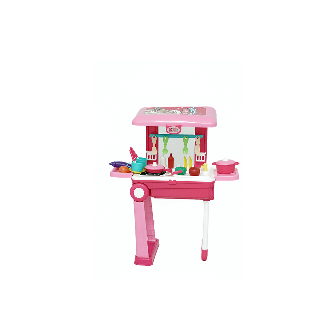 Baan Toys Toys Baan Toys 2 in 1 Little Chef Trolley Kitchen Set with Music & Light (3 Years+)