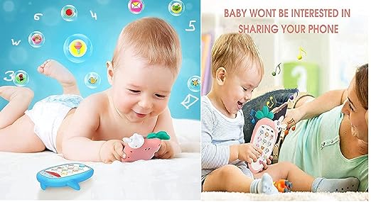 MM Toys Kids Musical Toy Smartphone – Light & Sound Phone Toy for Toddlers | Fun Learning Mobile Toy Gift for Boys & Girls