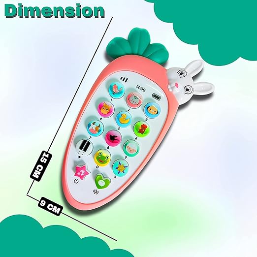 MM Toys Kids Musical Toy Smartphone – Light & Sound Phone Toy for Toddlers | Fun Learning Mobile Toy Gift for Boys & Girls