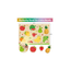 Little Berry Toys Little Berry My First Wooden Knob and Peg Puzzle Tray Set of 4 Multicolour - 2 Years+