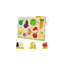 Little Berry Toys Little Berry Vegetable Wooden Puzzle Tray Knob and Peg Puzzle Multicolour (2 Years+)