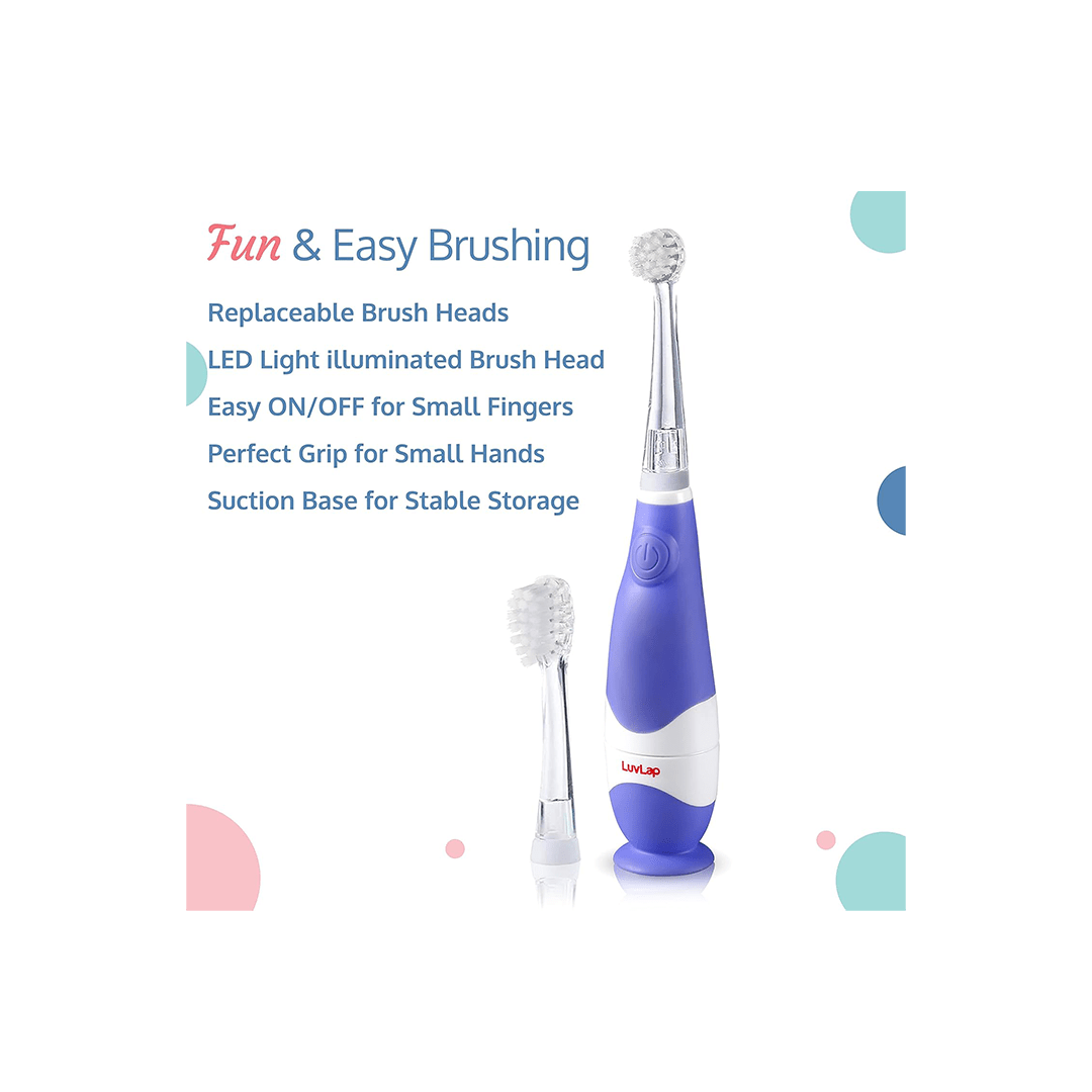 LuvLap Baby Care LuvLap Joy Baby Sonic Infant and Toddler Electric Toothbrush