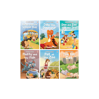 Maple Press Books Maple Press Story Books for Kids - Second Reader (Illustrated) (Set of 6 Books) - Phonic stories - Bedtime Stories - 3 Years to 6 Years Old