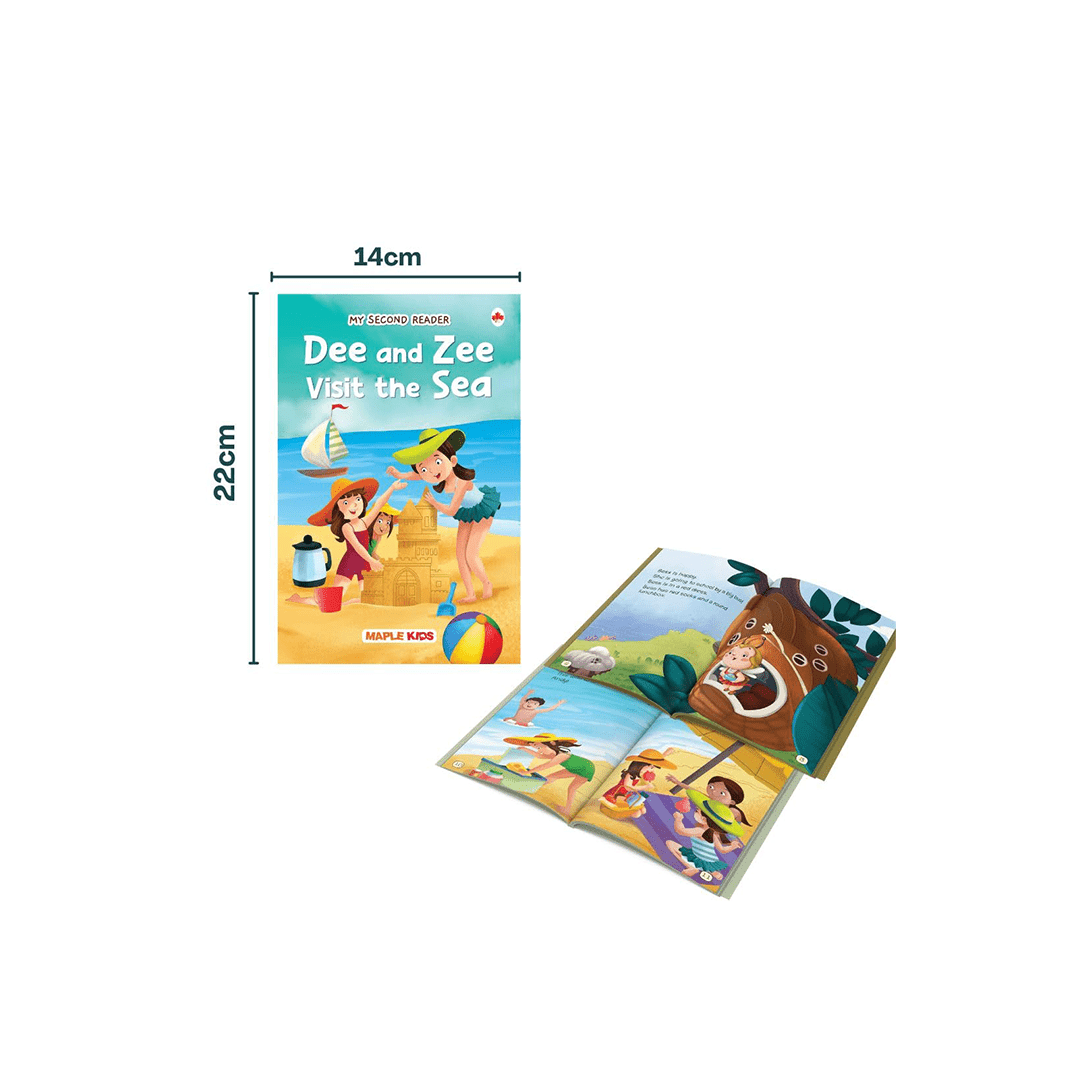 Maple Press Books Maple Press Story Books for Kids - Second Reader (Illustrated) (Set of 6 Books) - Phonic stories - Bedtime Stories - 3 Years to 6 Years Old