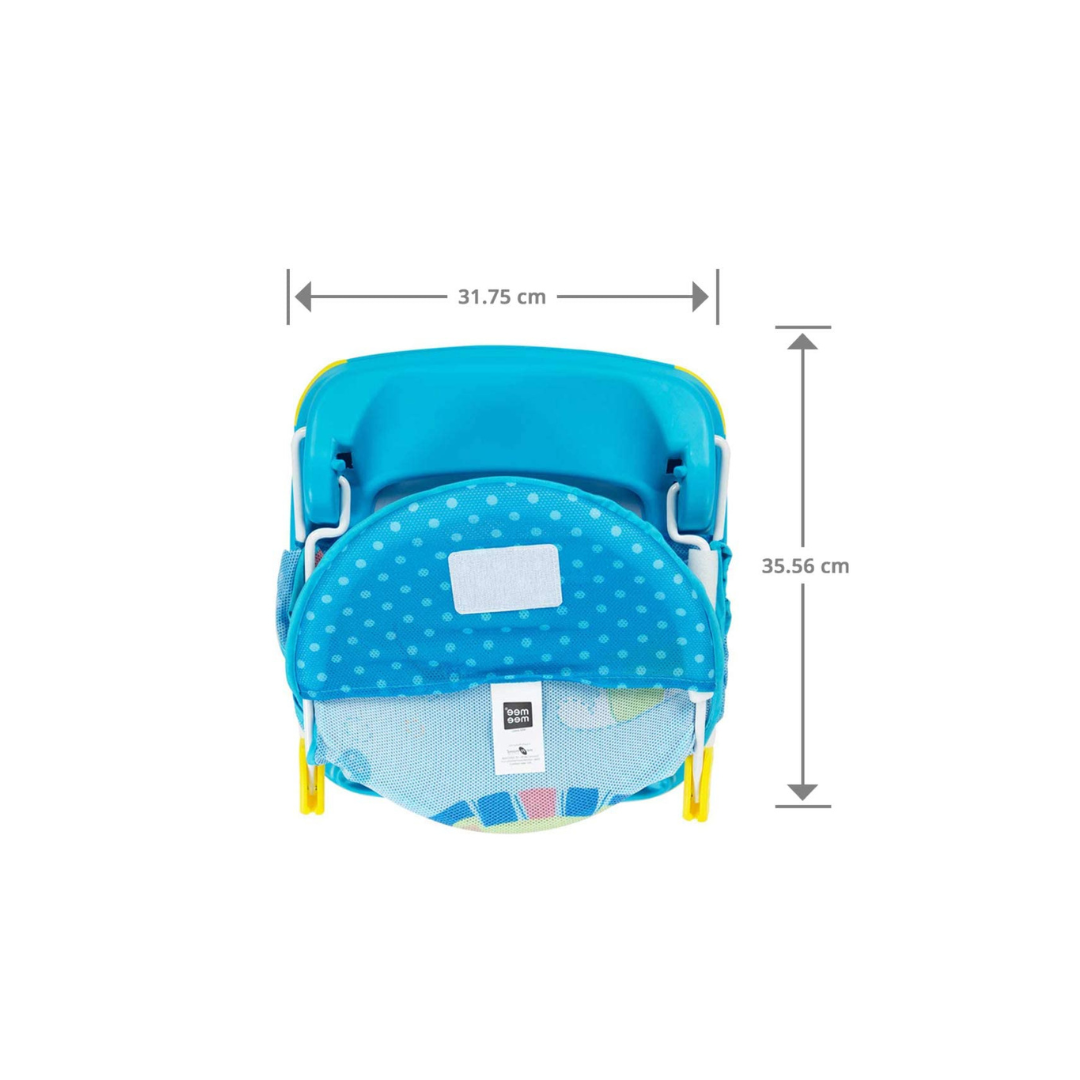 Mee Mee Newborn Baby Bather Bath Chair ,Foldable ,3 Position Adjustable Chair ,Washable Soft Mesh Seat