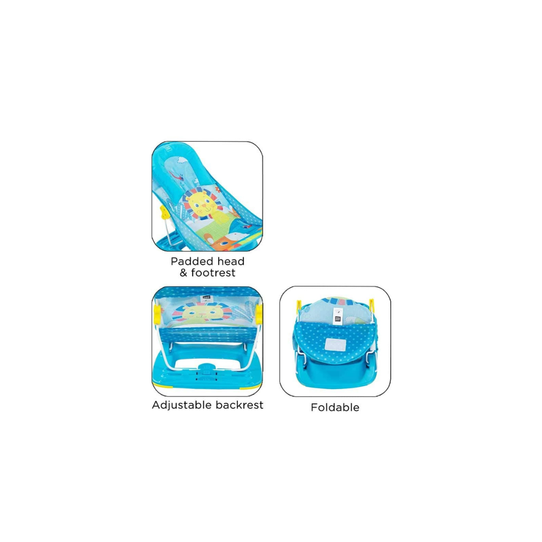 Mee Mee Newborn Baby Bather Bath Chair ,Foldable ,3 Position Adjustable Chair ,Washable Soft Mesh Seat