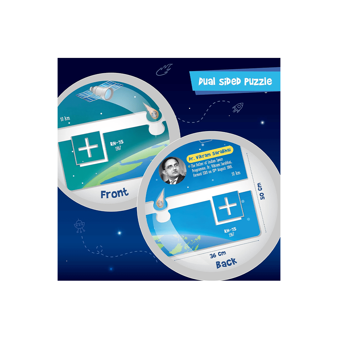 Imagimake Toys Imagimake Mapology - Isro India'S Space Odyssey|Rocket & Satellite Model Making 1 Piece Sets (5-7 Years)