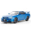 TOYMALL Nissan Skyline GTR-R34 Diecast Models Alloy Diecast Toy Car Model Sound Light Pull Back Car Toy for Kids (Blue)