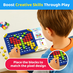 Smartivity Pixel Art Puzzle for Kids,Educational Toy,Build 40+ Creative Brain Puzzles (4-8 Years)