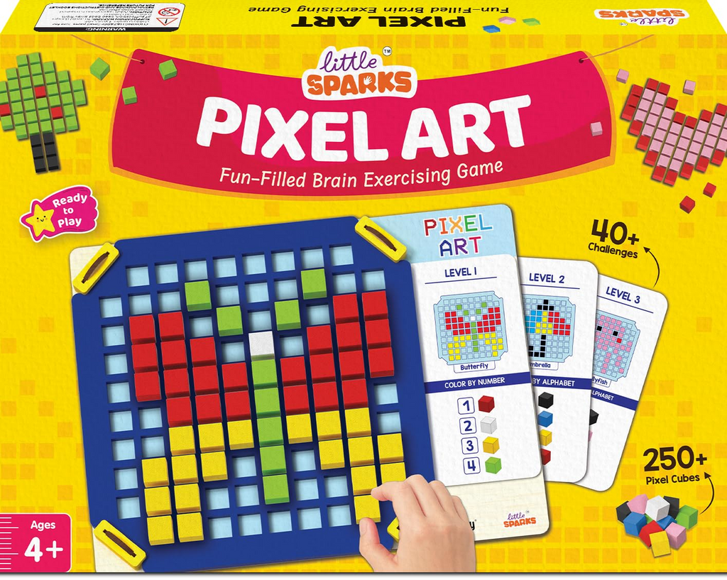Smartivity Pixel Art Puzzle for Kids,Educational Toy,Build 40+ Creative Brain Puzzles (4-8 Years)