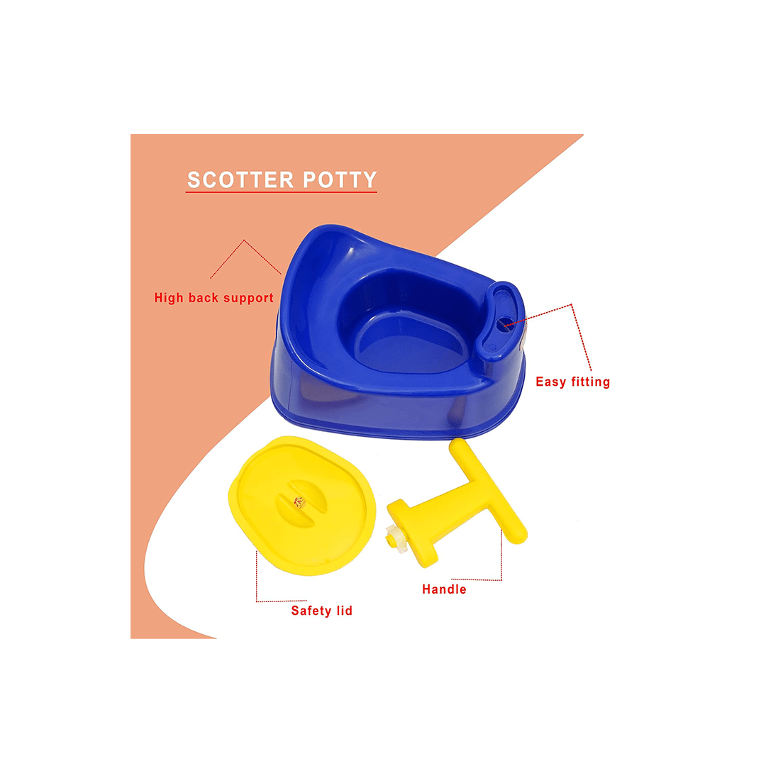 Burani Toys Baby Care Burani Toys Baby Potty Training Seat- Chair for Kids- Infant Potty Toilet Chair with Closing Lid (BLUE)