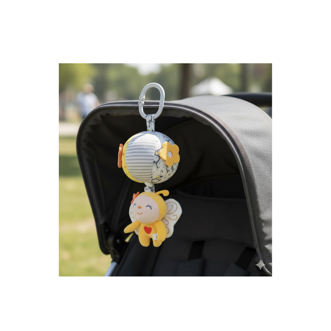 Hanging Toy for stroller Kids  pulling and sound