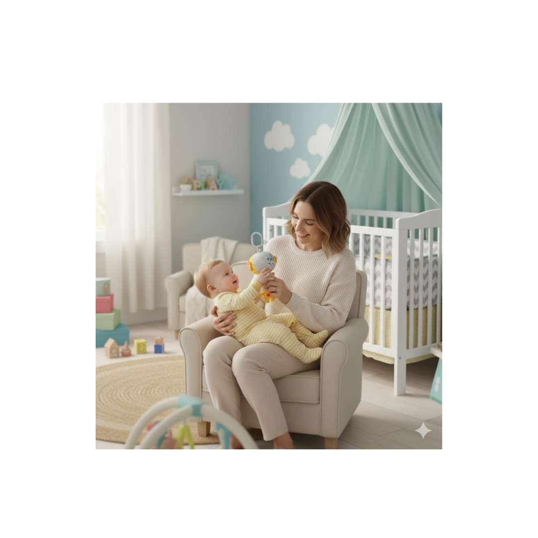 Hanging Toy for stroller Kids  pulling and sound