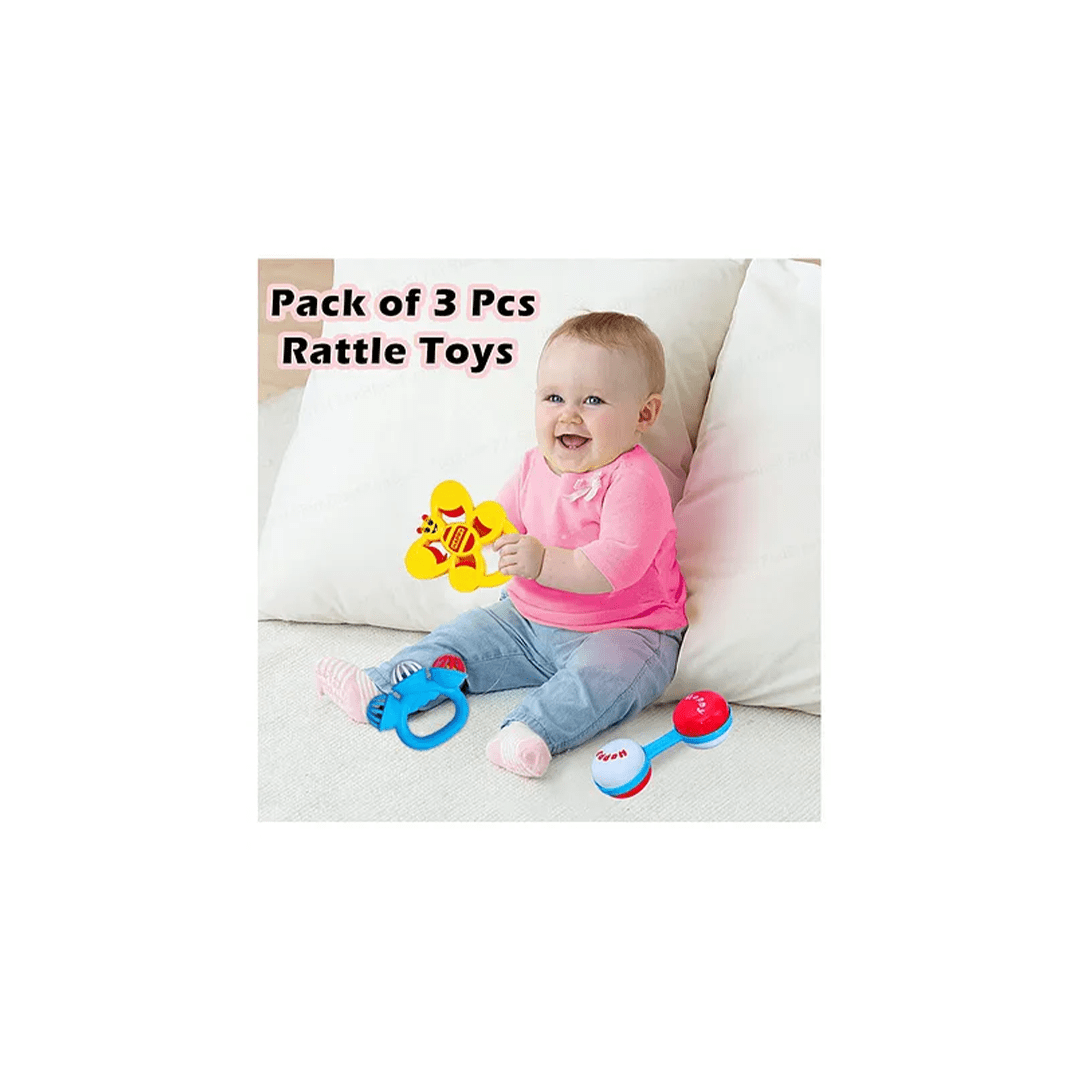 Baan Toys Toys Baan Toys 3 Pcs Rattles set (3 Months+)