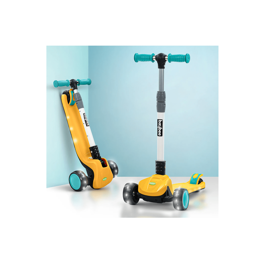 Baybee Toys Baybee Phantom Skate Scooter for Kids, Foaldble 3 Wheel Kids Scooter with 3 Height Adjustable & Music