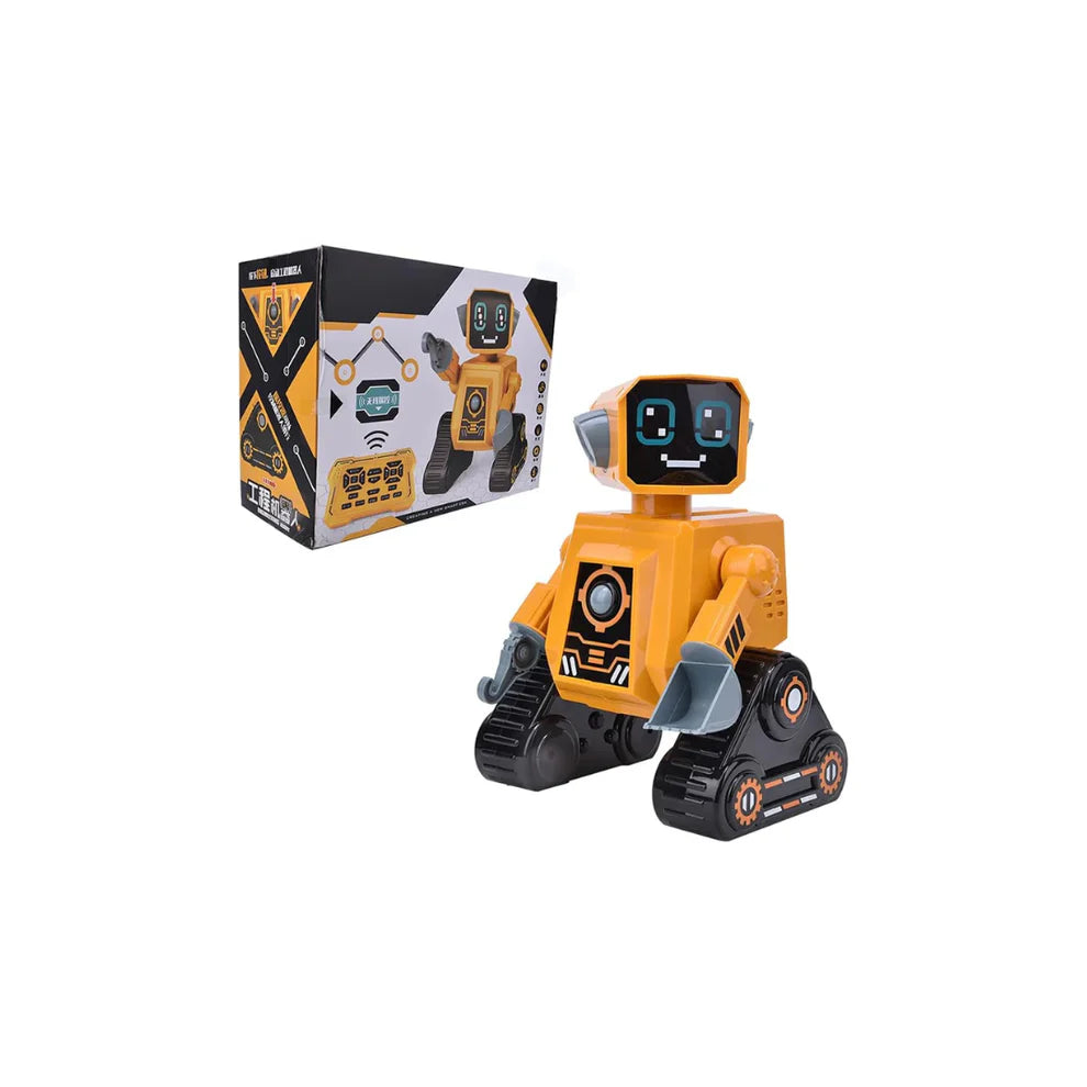 JB Robot Engineering Multifunction Intelligent Programmable Robot with Engineering Tools Toys, Singing, Dancing, Moonwalking, and LED Eyes, Gesture Sensing Robot Kit
