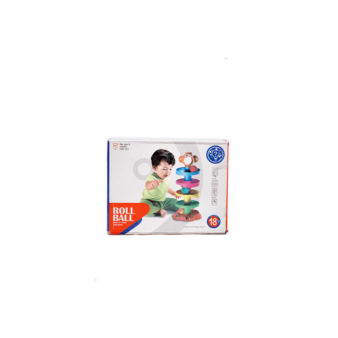 Baan Toys Toys Baan Toys Roll Ball Monkey Shaped Set - Multicolor (9 Months+)