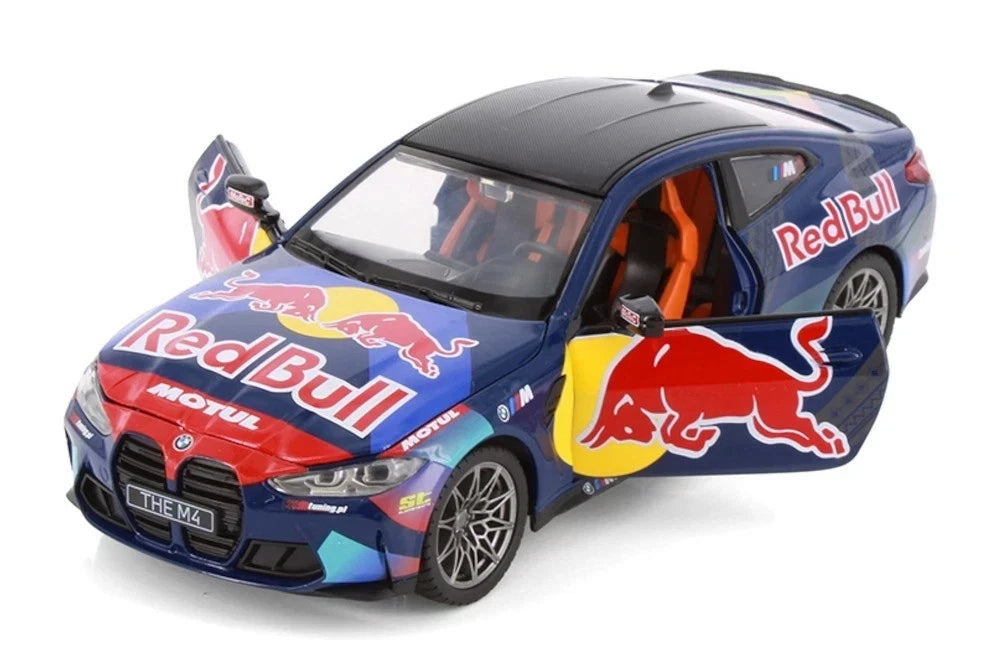 CCA 1:24 Redbull Livery BMW M4 DTM Die-Cast Car with Openable Hood & Doors
