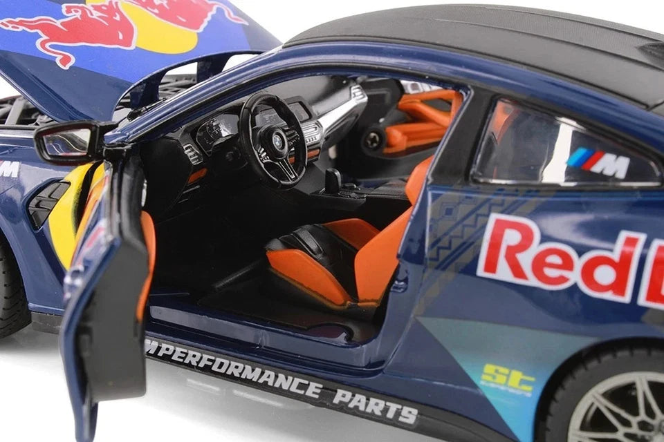CCA 1:24 Redbull Livery BMW M4 DTM Die-Cast Car with Openable Hood & Doors