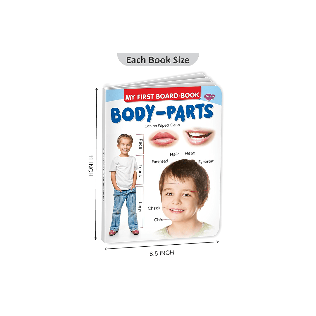 Sawan Books Sawan My First Board Books Body-Parts | Big Size Board Book For Kids