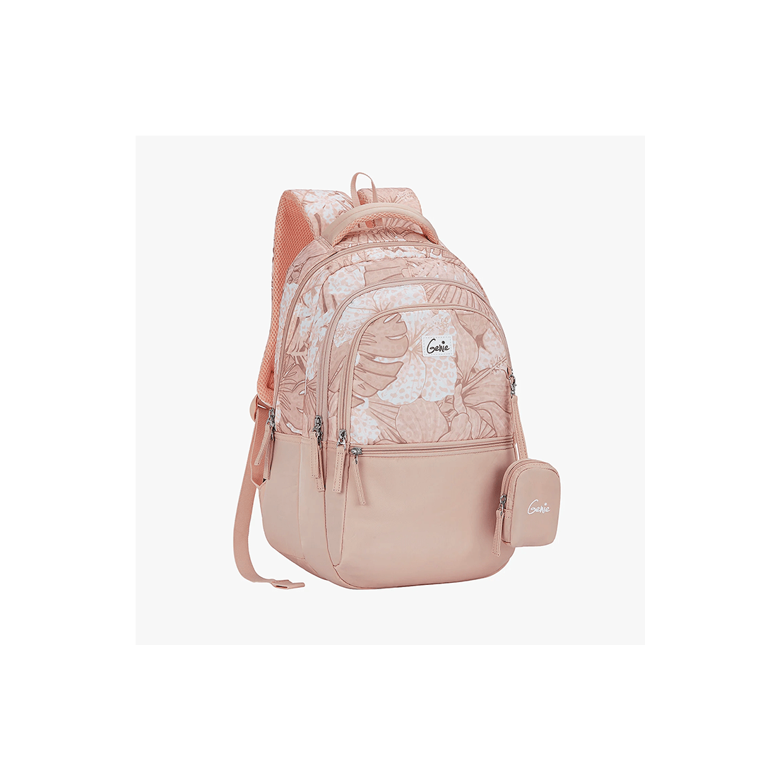 Genie Toys Genie Donna 27L Coral School Backpack For Kids