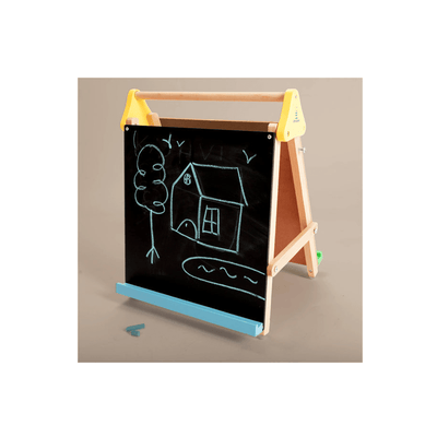 Shumee Art And Craft Kit Shumee Wooden 3-In-1 Table-Top Drawing Board/Easel For Kids With Chalkboard And Whiteboard (2 Years+)