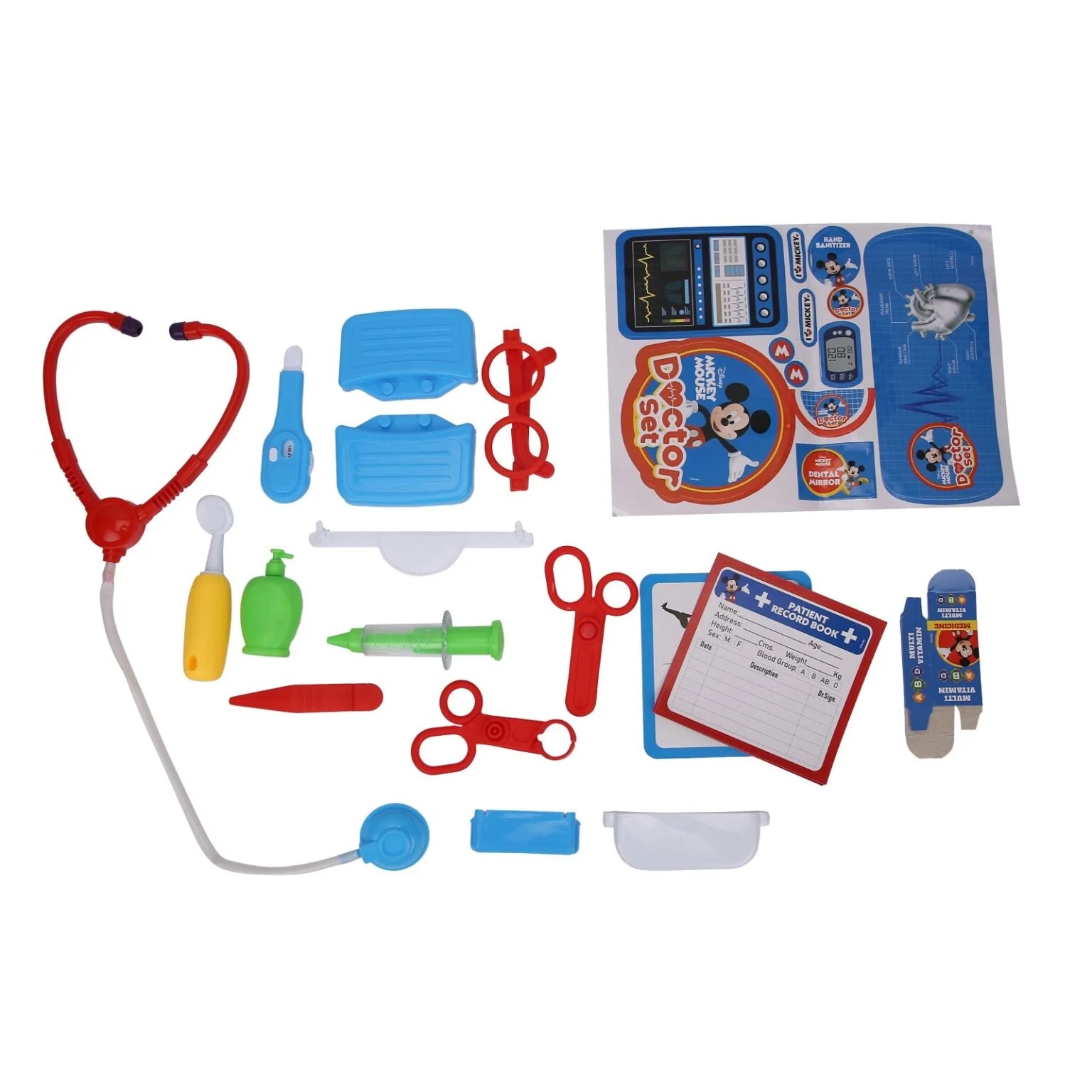 Skoodle Disney Mickey Doctor Set - Kids Medical Role Play Sets For Kids (3 Years+)