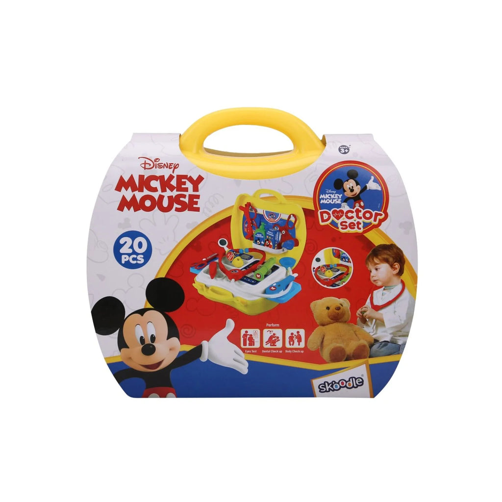 Skoodle Disney Mickey Doctor Set - Kids Medical Role Play Sets For Kids (3 Years+)