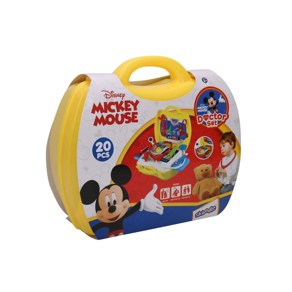 Skoodle Disney Mickey Doctor Set - Kids Medical Role Play Sets For Kids (3 Years+)